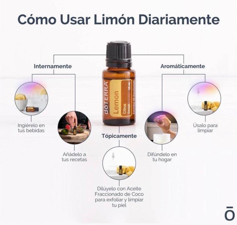 Cómo usar Limón doTERRA diariamente