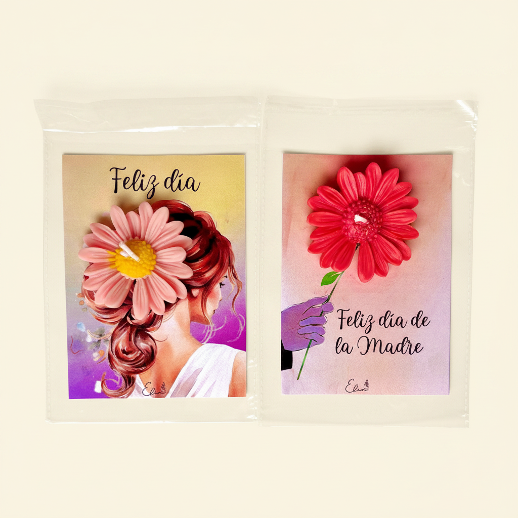 Dos tarjetas fondo crema