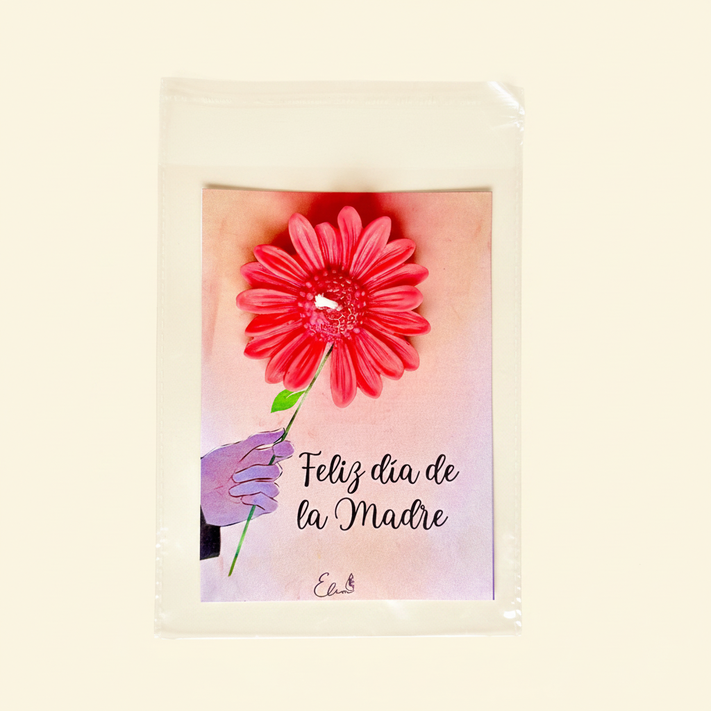 Feliz día de la Madre fondo crema