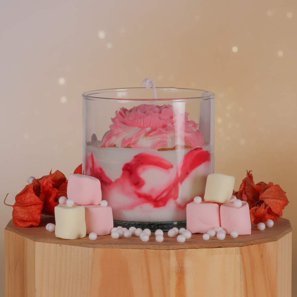 Rosa Eterna - Fondo Crema/Dorado